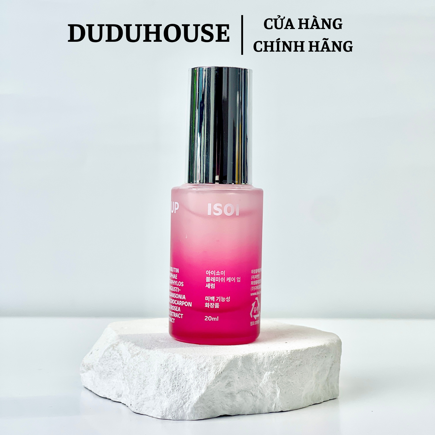 Serum Trắng Mờ Thâm Isoi Hồng Nobox Fullsize 20ml