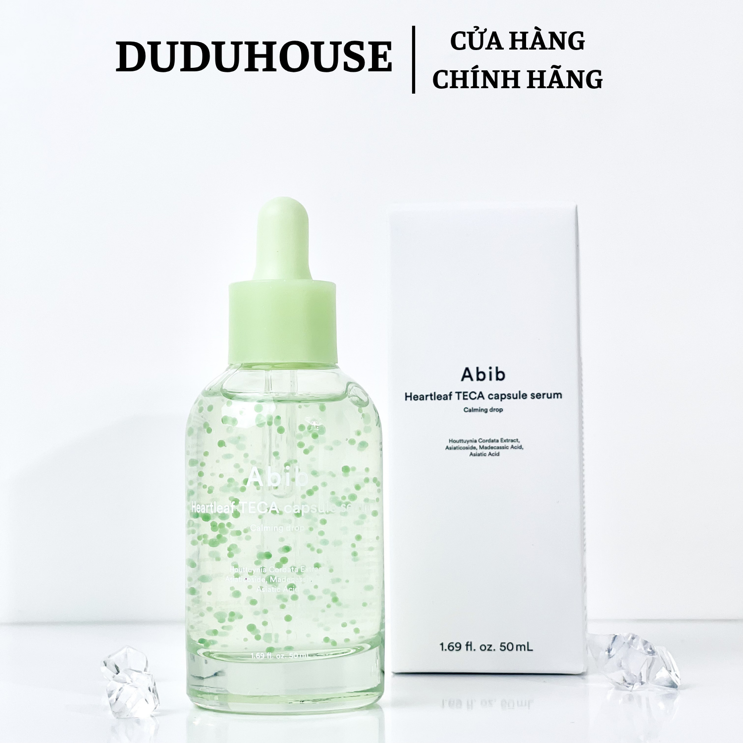 Serum Viêm Nang Xanh Diếp Cá Abib Heartleaf Teca Capsule Fullsize 50ml