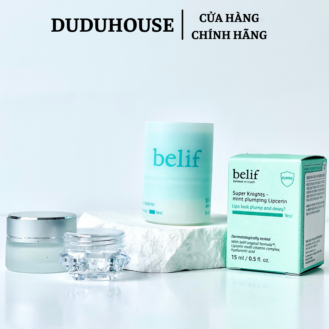 Son Dưỡng Belif Mint Plumping Xanh Mẫu Thử 5g