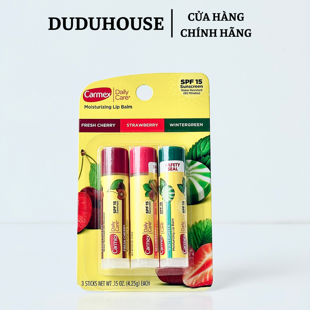 Son Dưỡng Carmex Thỏi Strawberry Frost
