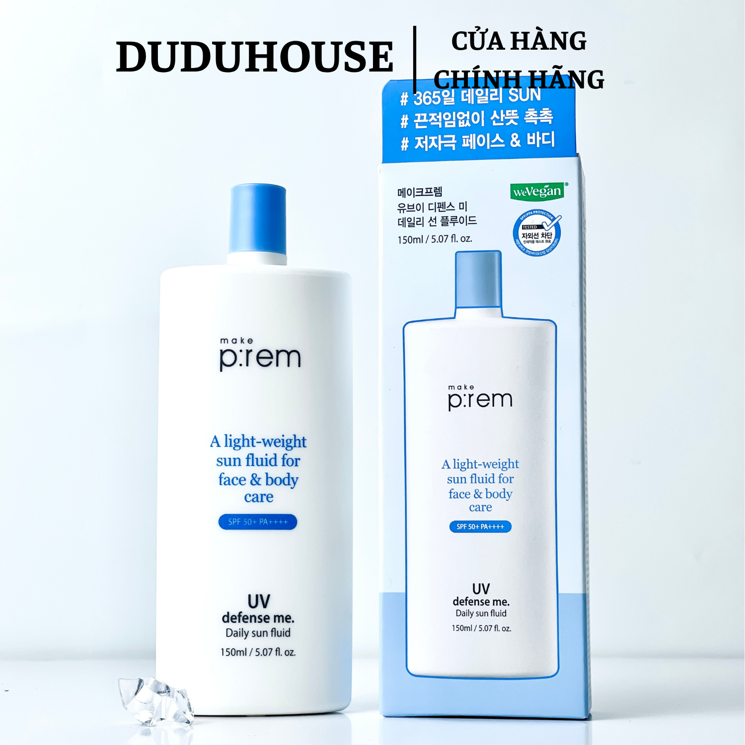Sữa Chống Nắng Make P:rem Fluid Fullsize 150ml