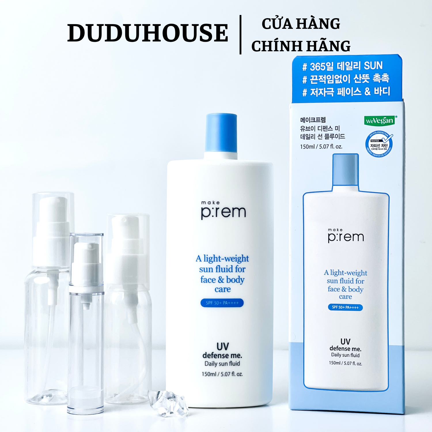 Sữa Chống Nắng Make P:rem Fluid Mẫu Thử 20ml