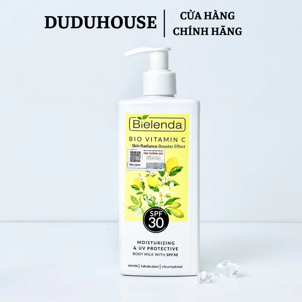 Sữa Dưỡng Thể Bielenda Bio Vitamin C Chống Nắng SPF30 Fullsize 250ml