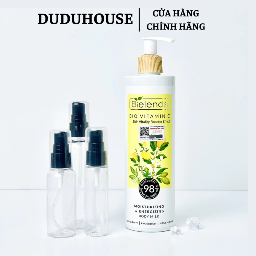 Sữa Dưỡng Thể Bielenda Bio Vitamin C Moisturizing And Toning Mẫu Thử 100ml