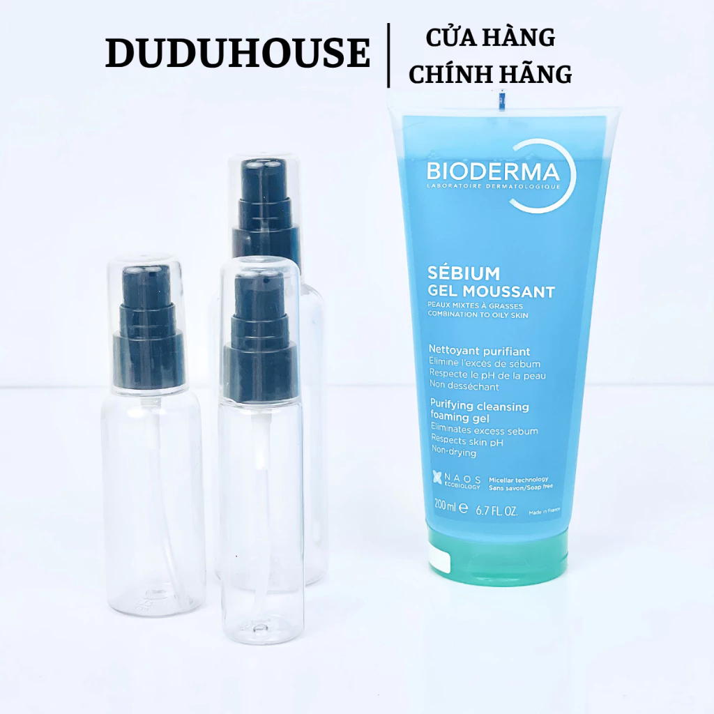 Sữa Rửa Mặt Bioderma Xanh Tuýp Hàng Công Ty Mẫu Thử 50ml
