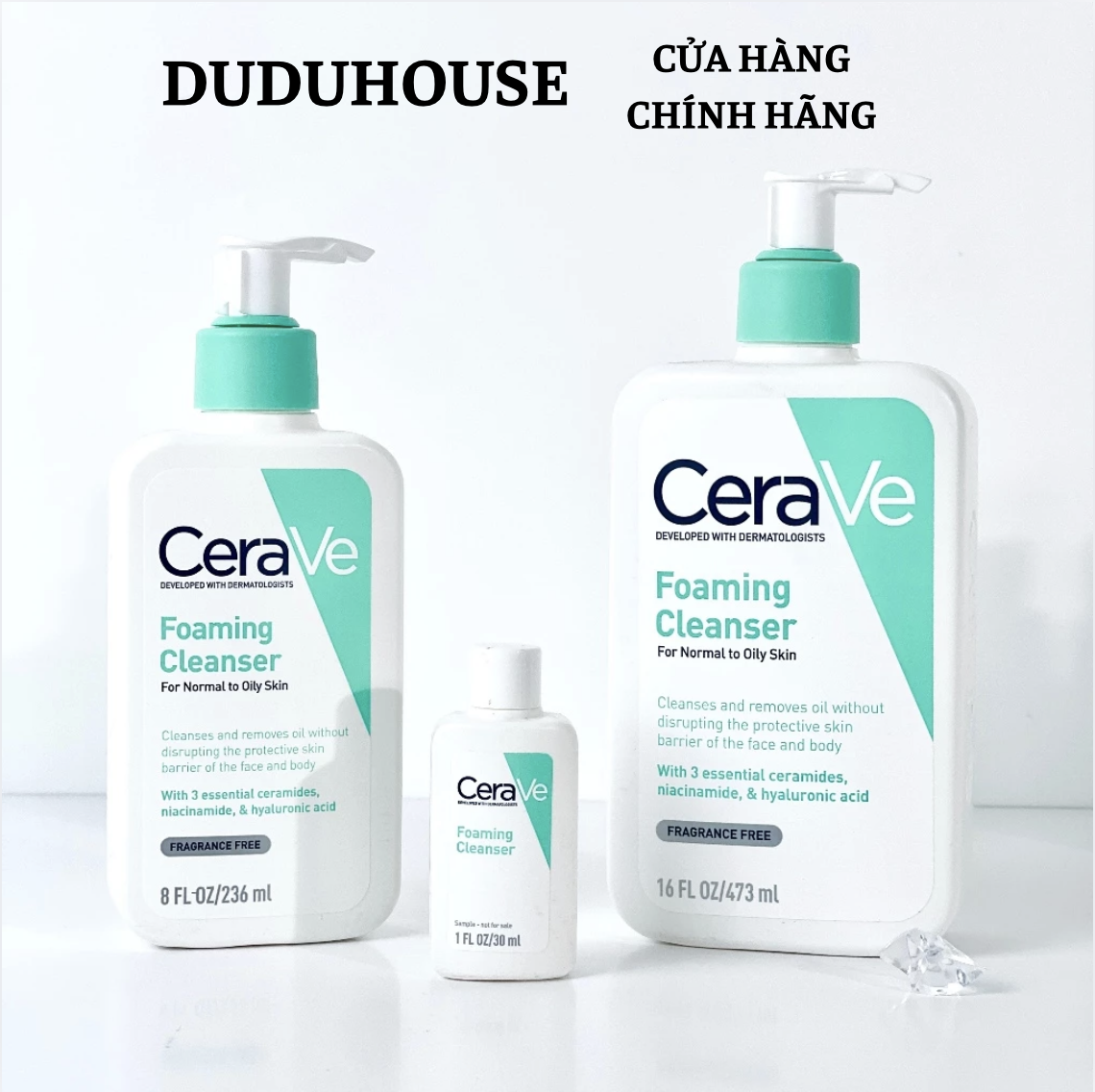 Sữa Rửa Mặt Cerave Dầu Fullsize 236ml