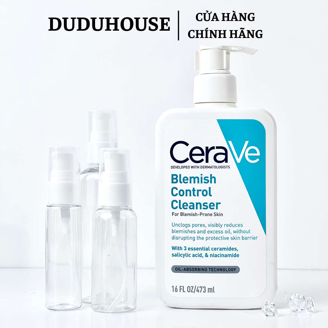 Sữa Rửa Mặt Cerave Dầu Mụn Bản Mới Mẫu Thử 50ml