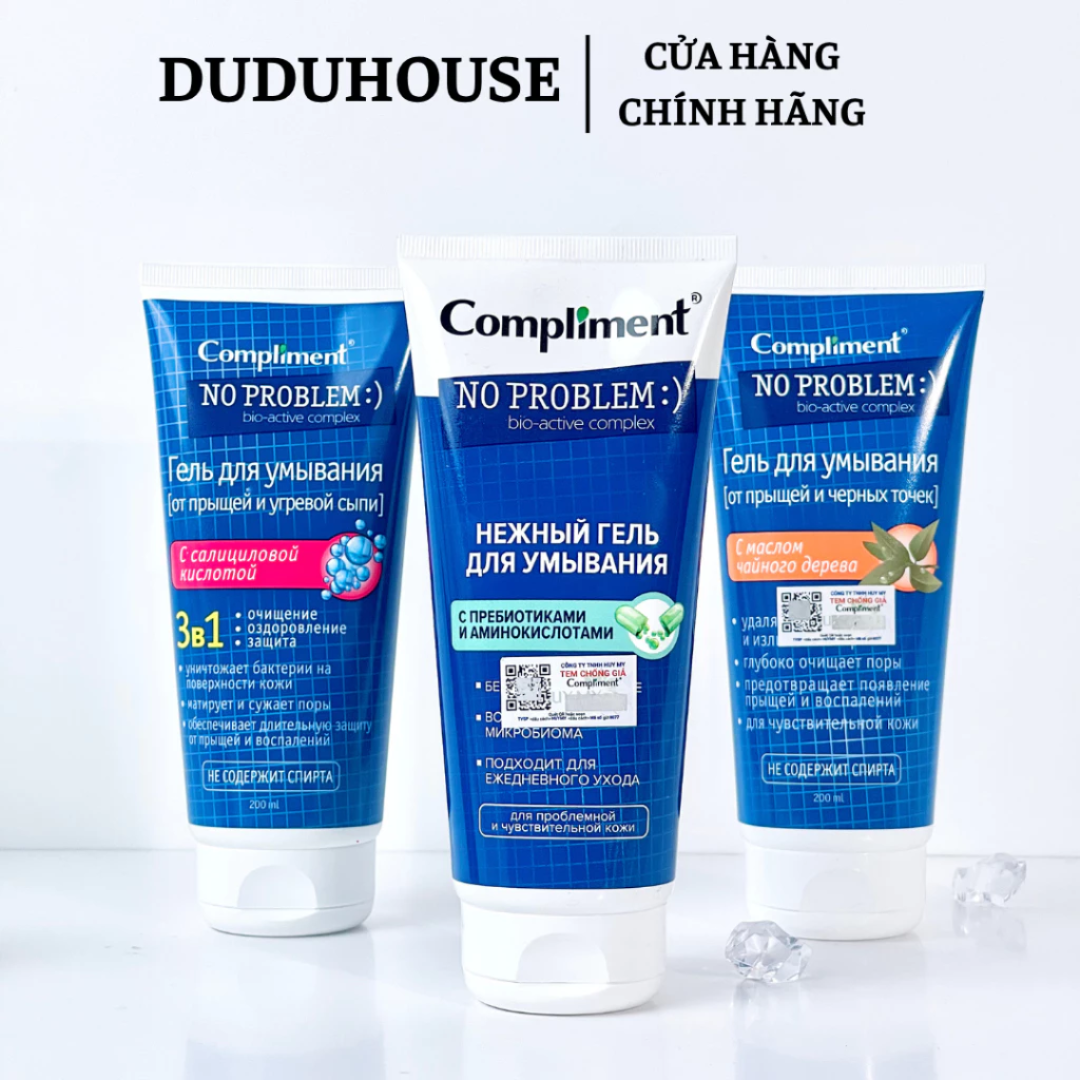 Sữa Rửa Mặt Compliment Cam Fullsize 200ml