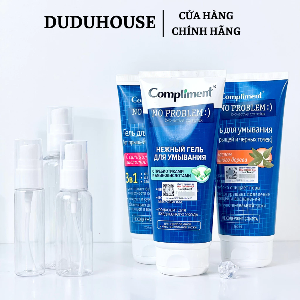 Sữa Rửa Mặt Compliment Xanh Lá Mẫu Thử 50ml