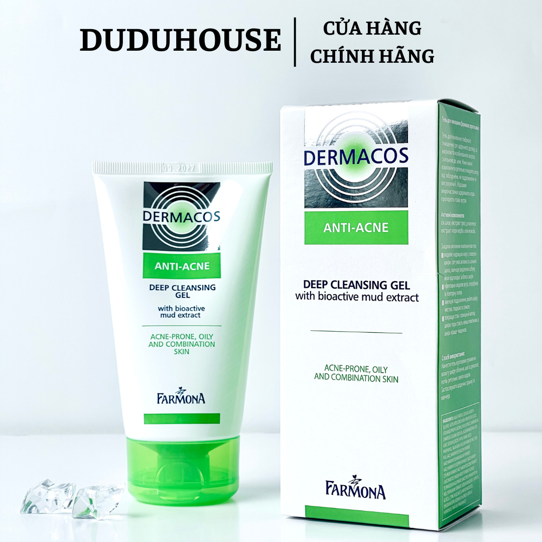 Sữa Rửa Mặt Dermacos Hàng Cty Mẫu Thử 50ml