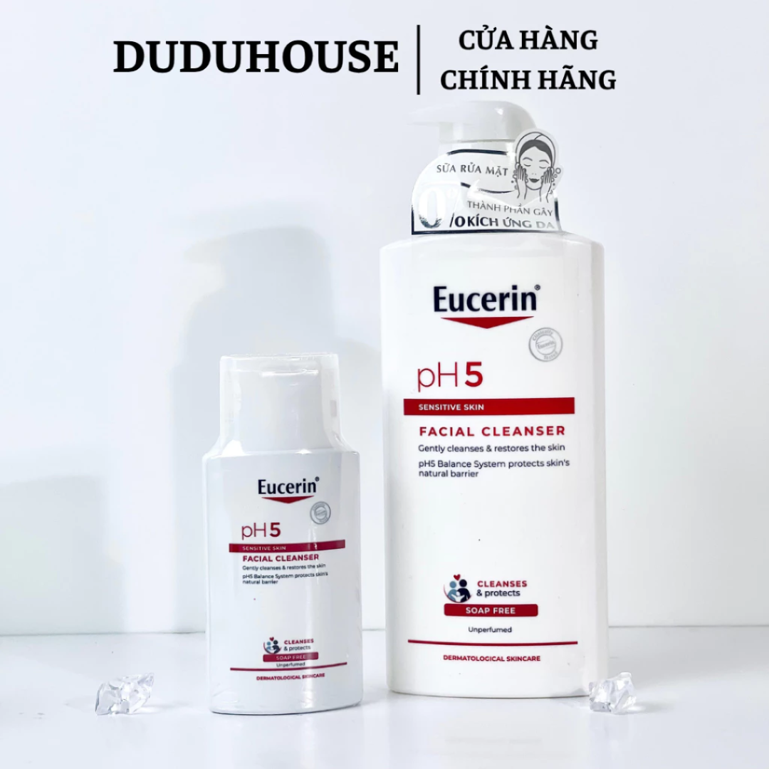Sữa Rửa Mặt Eucerin Nhạy Cảm Fullsize 400ml
