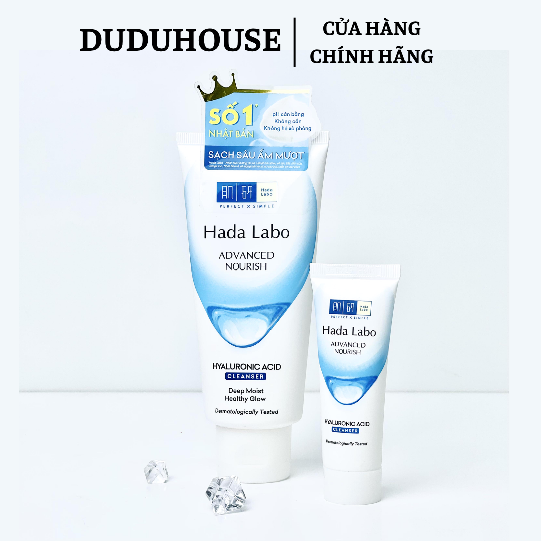 Sữa Rửa Mặt Hada Labo Cleanser 80g - Trắng Advanced Nourish