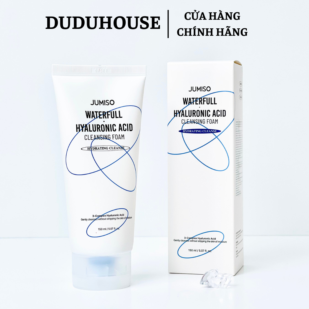 Sữa Rửa Mặt Jumiso Waterfull Hyaluronic Acid Fullsize 150ml