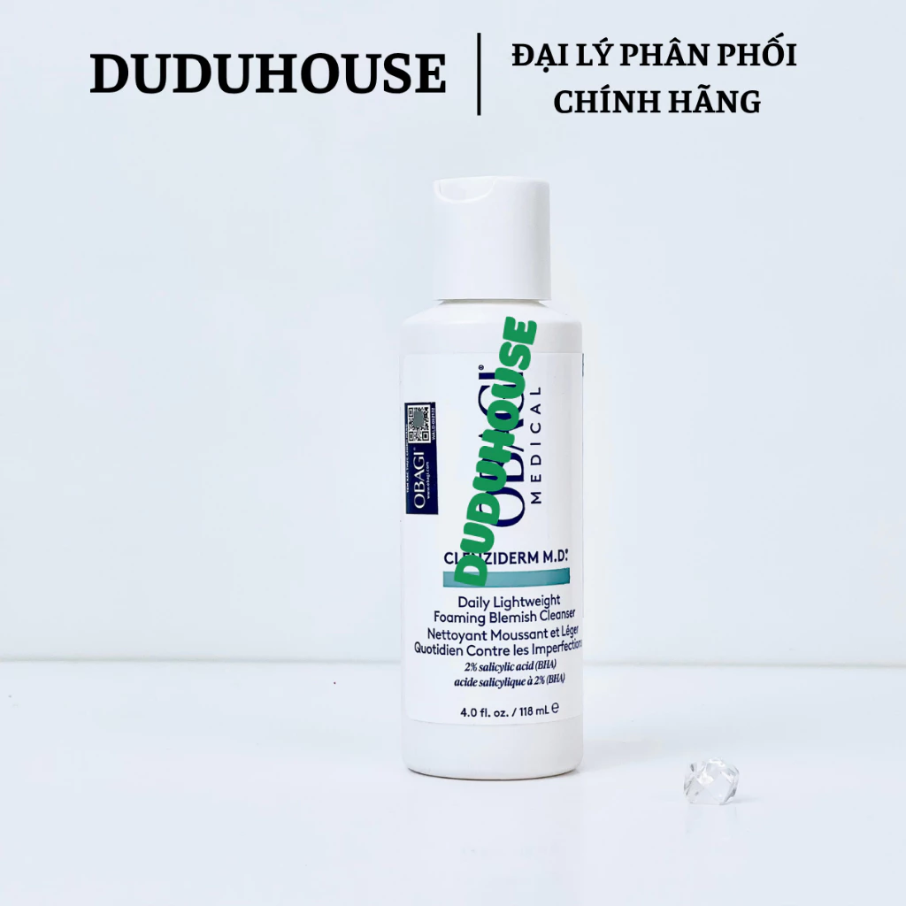 Sữa Rửa Mặt Obagi Clenziderm M.D. Foaming Blemish Cleanser Fullsize 118ml