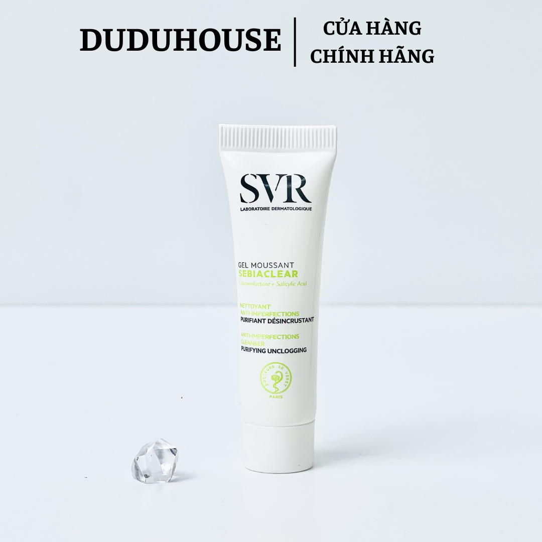 Sữa Rửa Mặt SVR Sebiaclear Gel Moussant Dành Cho Da Dầu Mụn Minisize 10ml