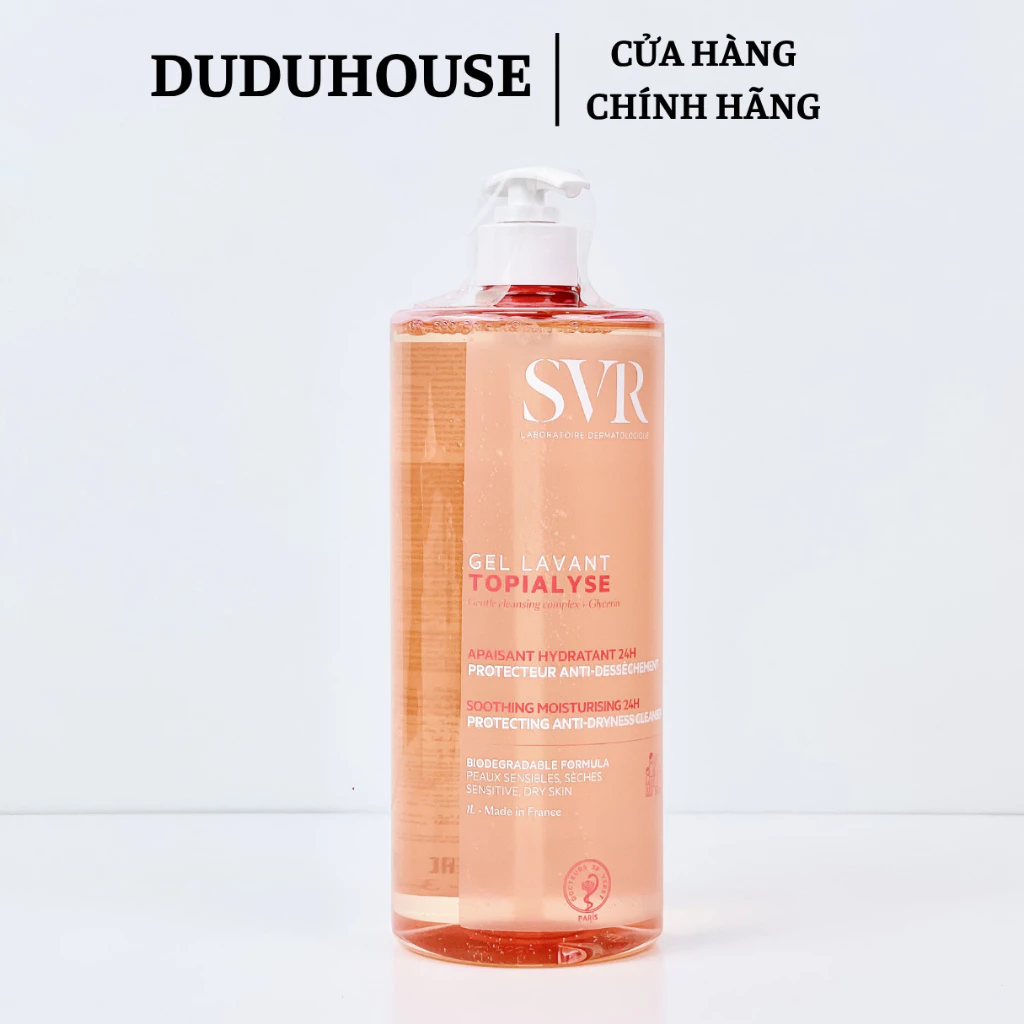 Sữa Rửa Mặt SVR Topialyse Gel Lavant Hồng Công Ty Fullsize 1000ml