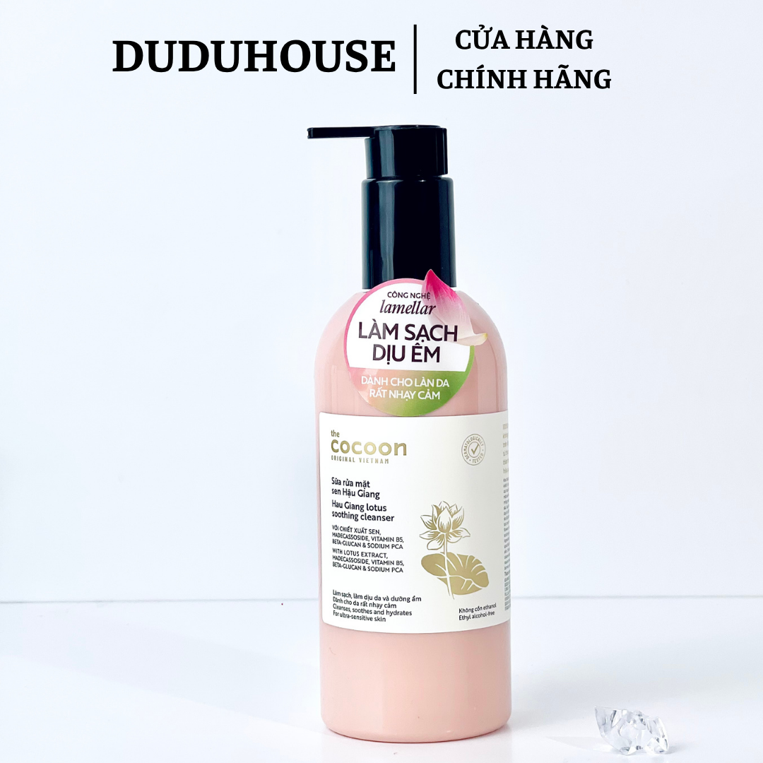 Sữa Rửa Mặt Sen Hậu Giang Cocoon Fullsize 310ml