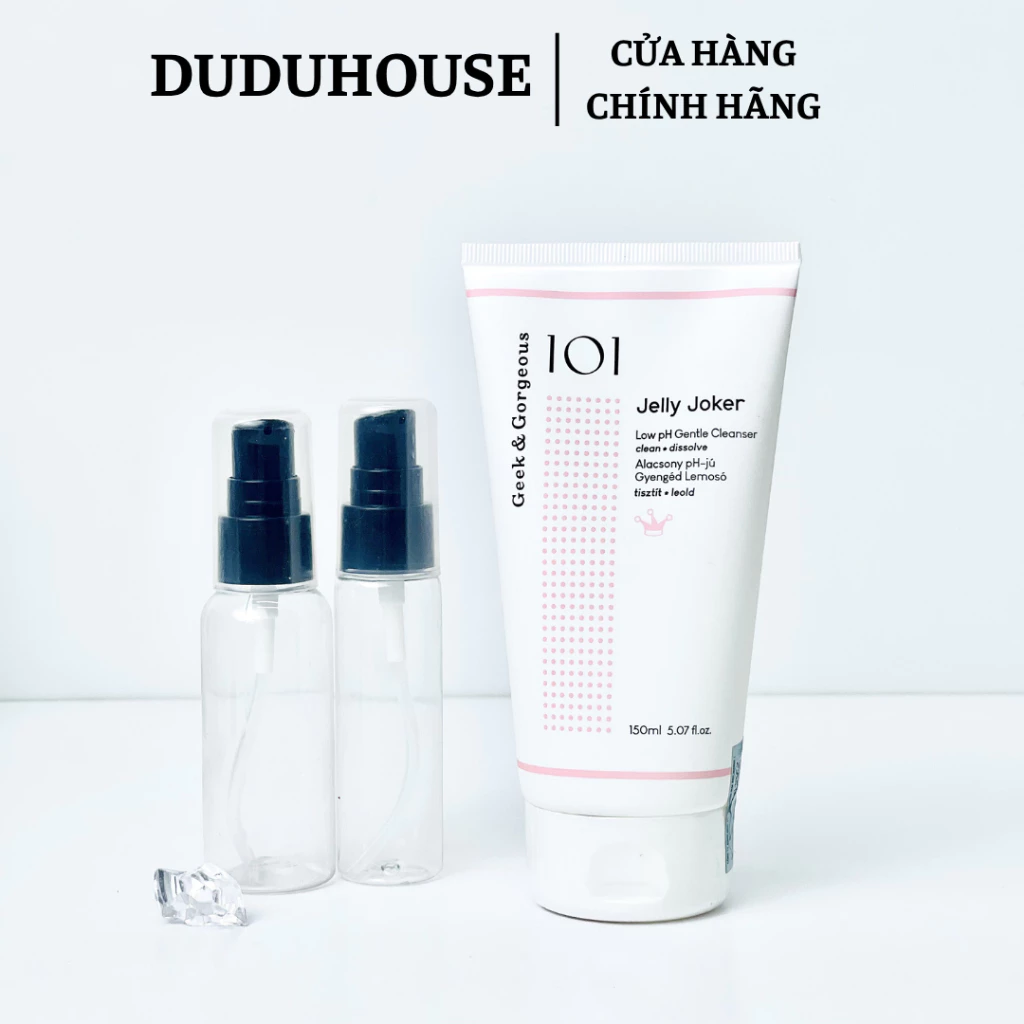 Sữa Rửa Mặt Thạch Geek & Gorgeous Jelly Joker Low pH Gentle Cleanser Mẫu Thử 50ml