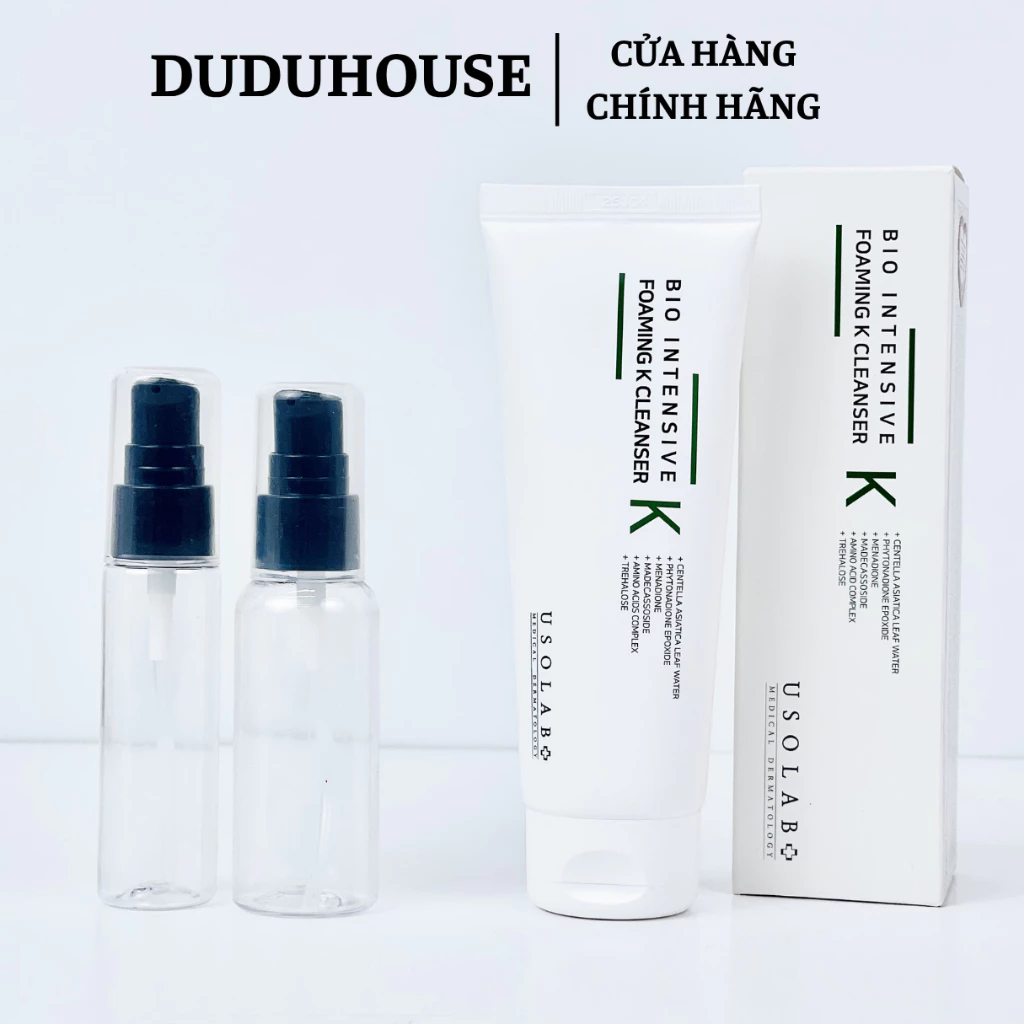 Sữa Rửa Mặt Usolab Bio Intensive Foaming K Cleanser Mẫu Thử 50ml