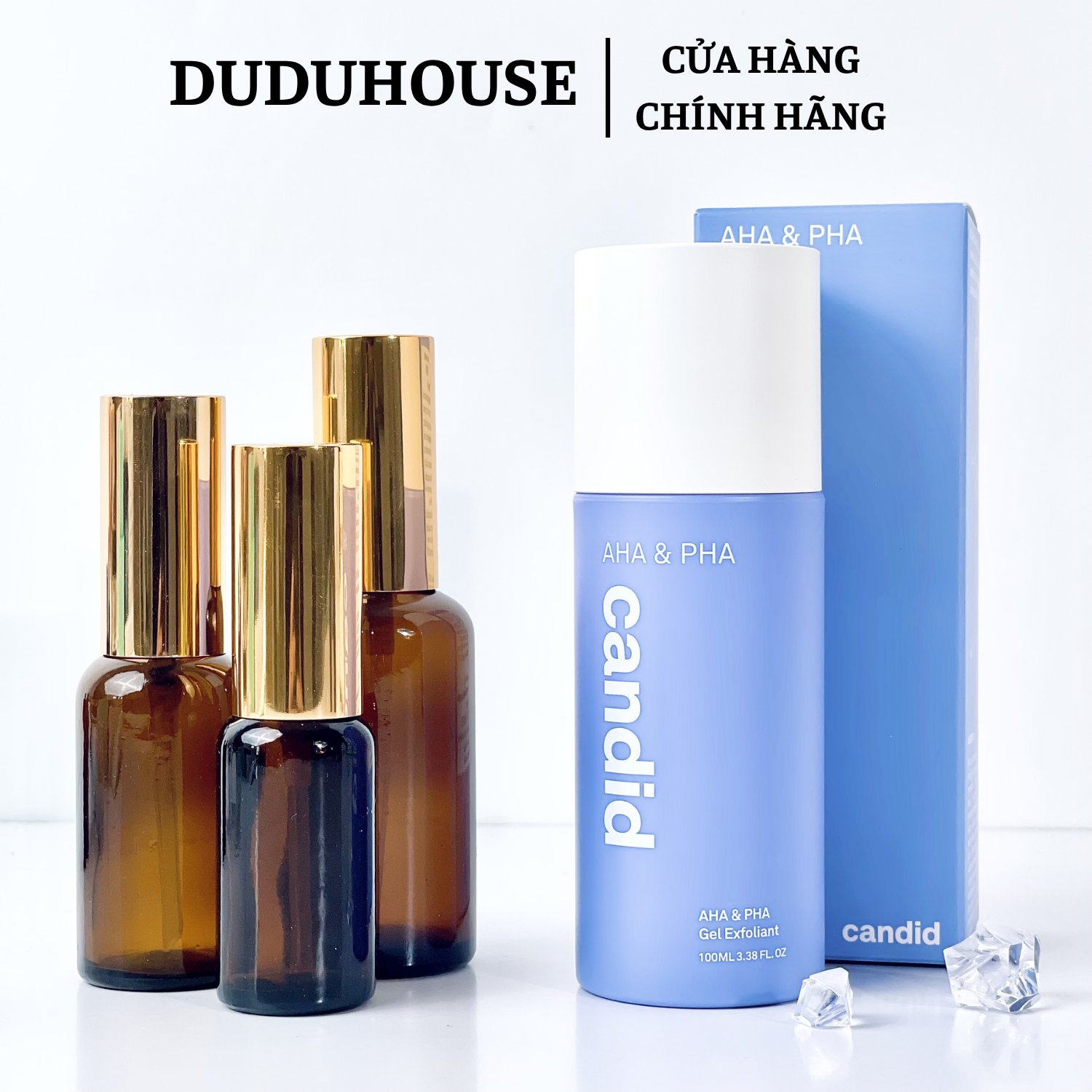 Tẩy Da Chết Candid AHA PHA Gel Exfoliant Mẫu Thử 10ml