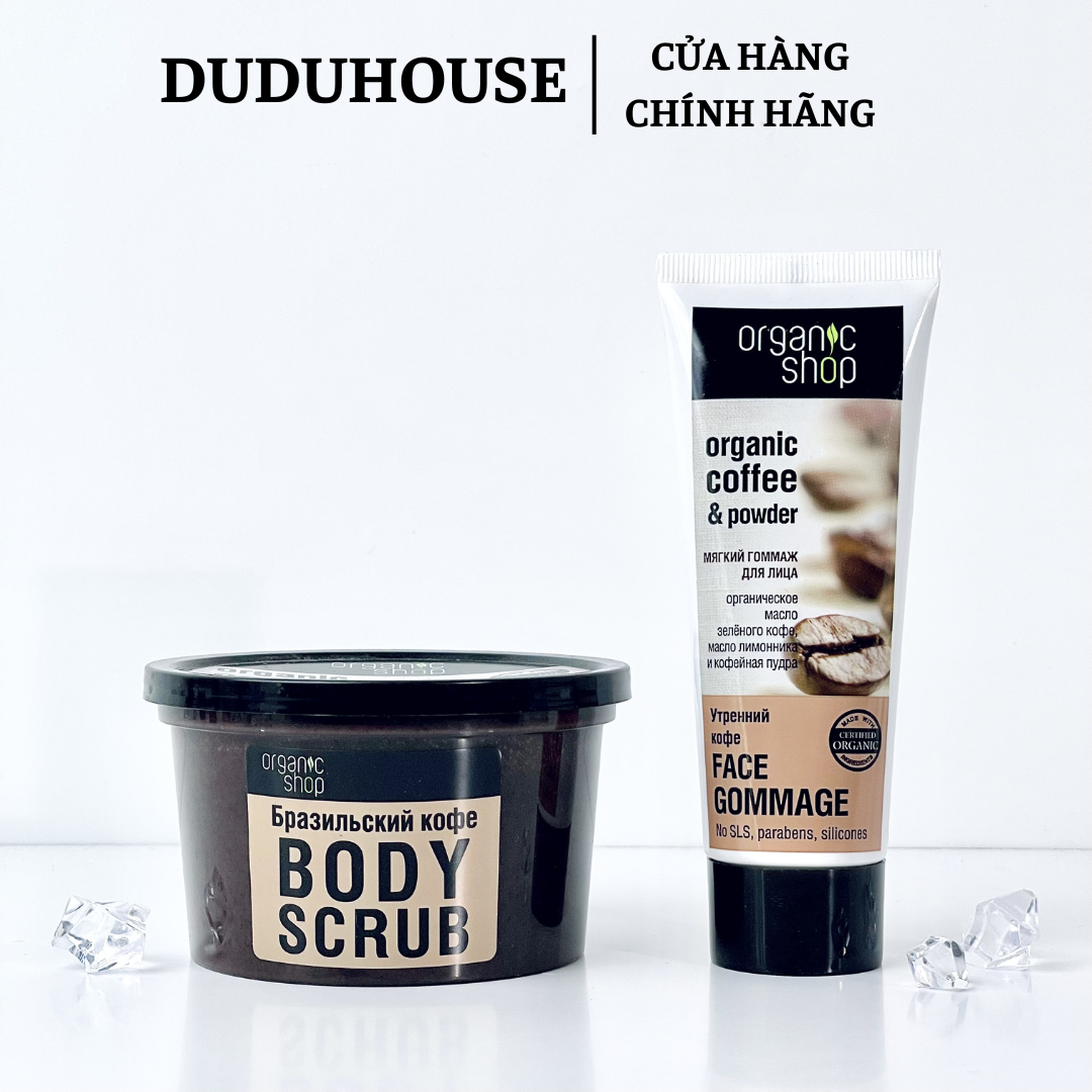 Tẩy Da Chết Organic Coffee Tuýp Minisize 75ml