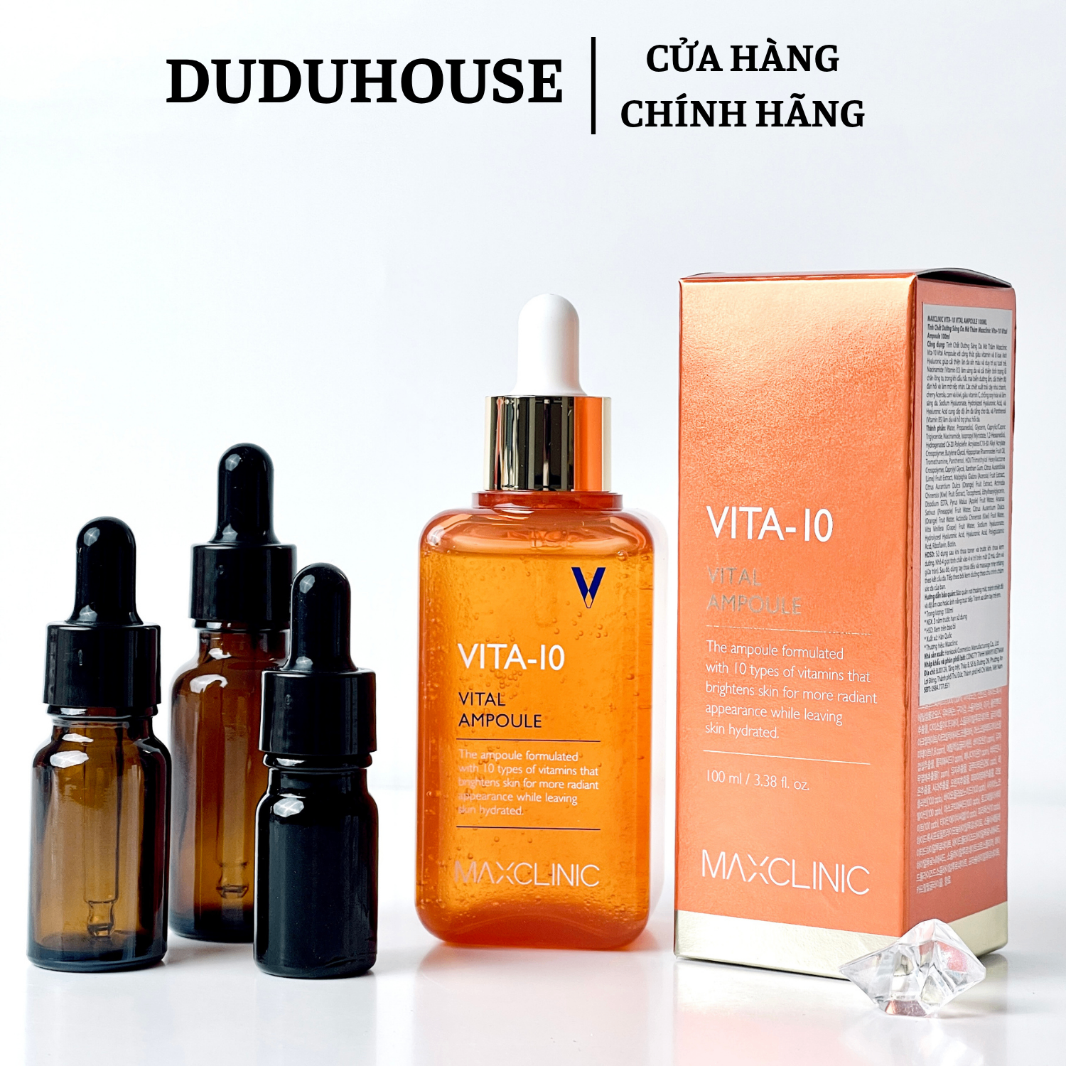 Tinh Chất Maxclinic Vita 10 Vital Mẫu Thử 10ml
