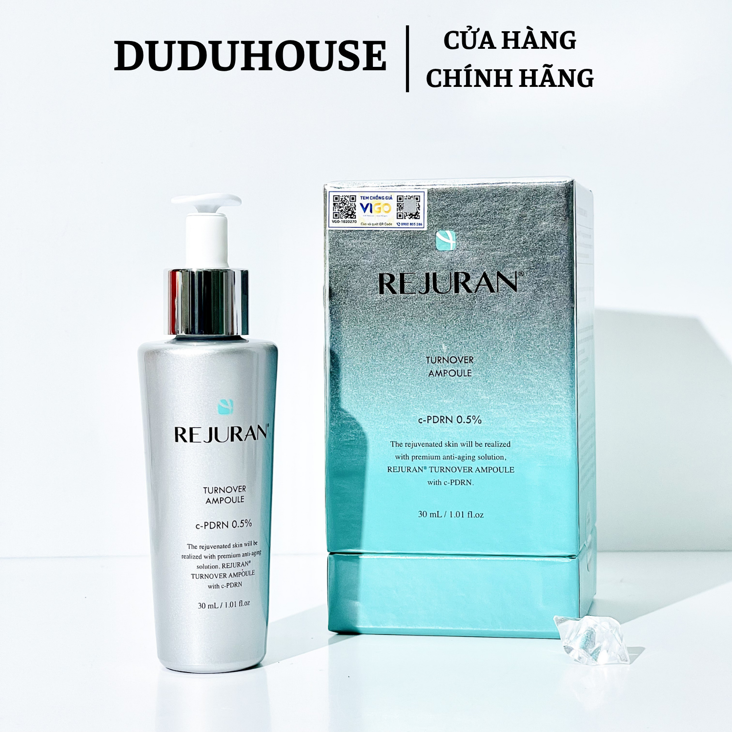 Tinh Chất Rejuran 0.5% PDRN Effect Turnover Ampoule Fullsize 30ml