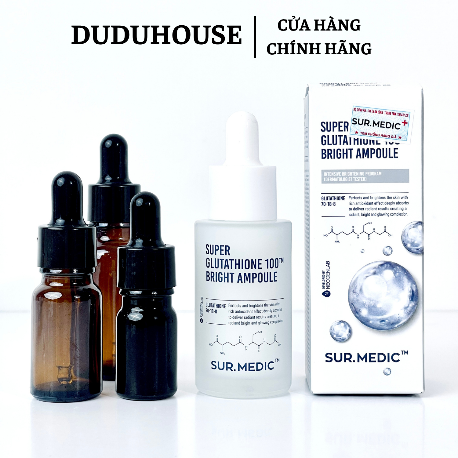 Tinh Chất Trắng Sur.Medic Glutathion Mẫu Thử 10ml