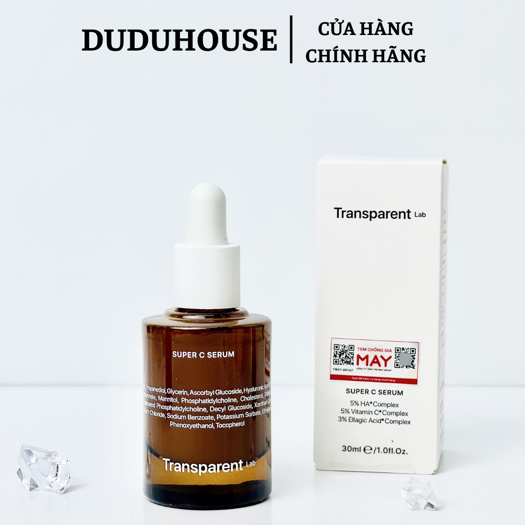 Tinh chất Super C Serum Vitamin C Transparent Lab Fullsize 30ml