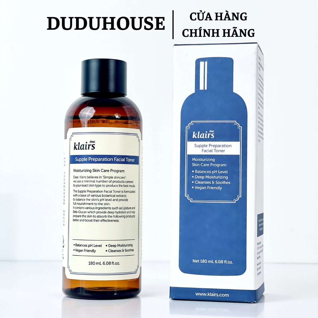 Toner Klairs Có Mùi Fullsize 180ml