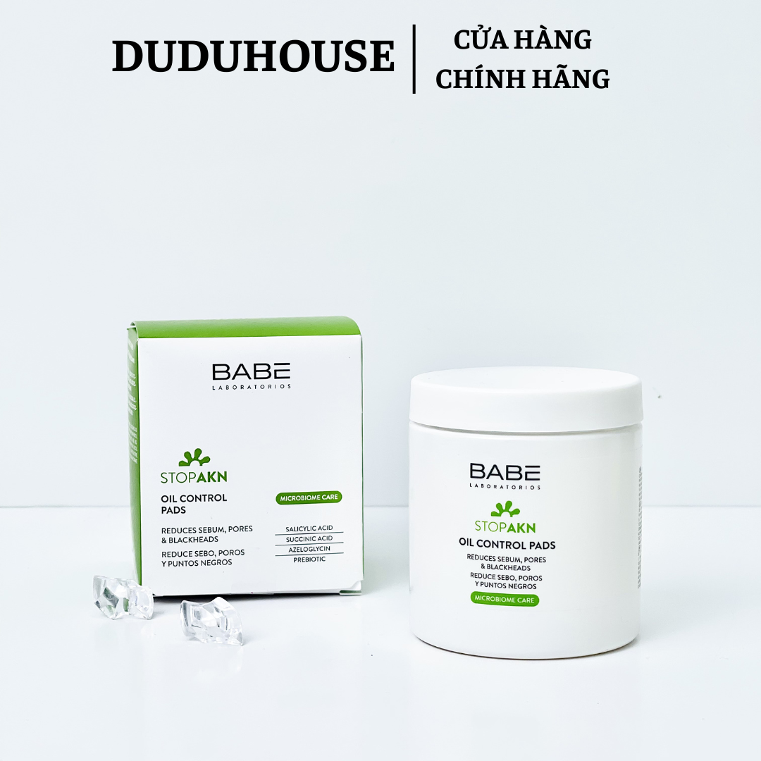 Toner Pad Babe Stop AKN Oil Control Pads 60 Miếng