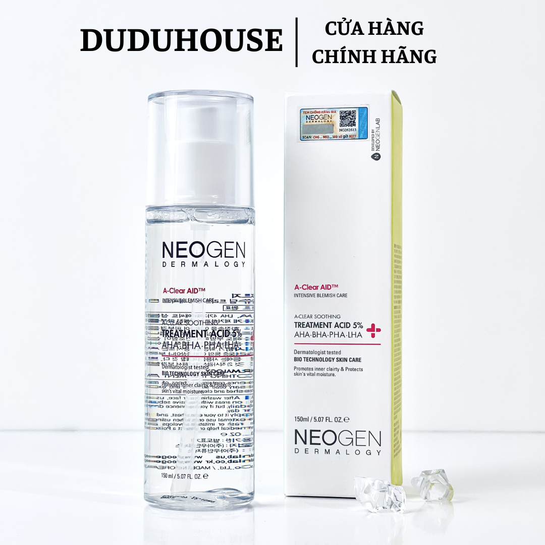 Toner Tẩy Tế Bào Chết Neogen PHA - AHA - LHA - BHA Fullsize 150ml