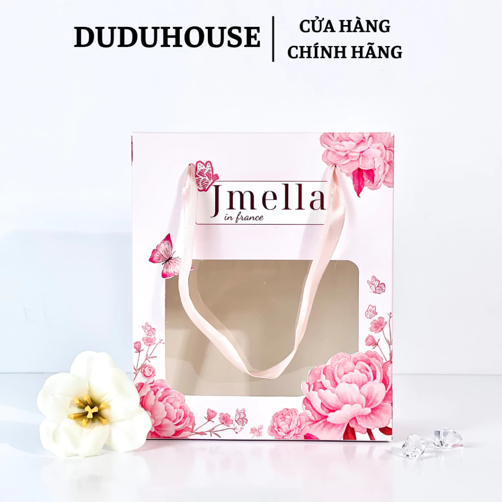 Túi Đựng Sữa Tắm Jmella Kèm Bông Tắm Size 500ml
