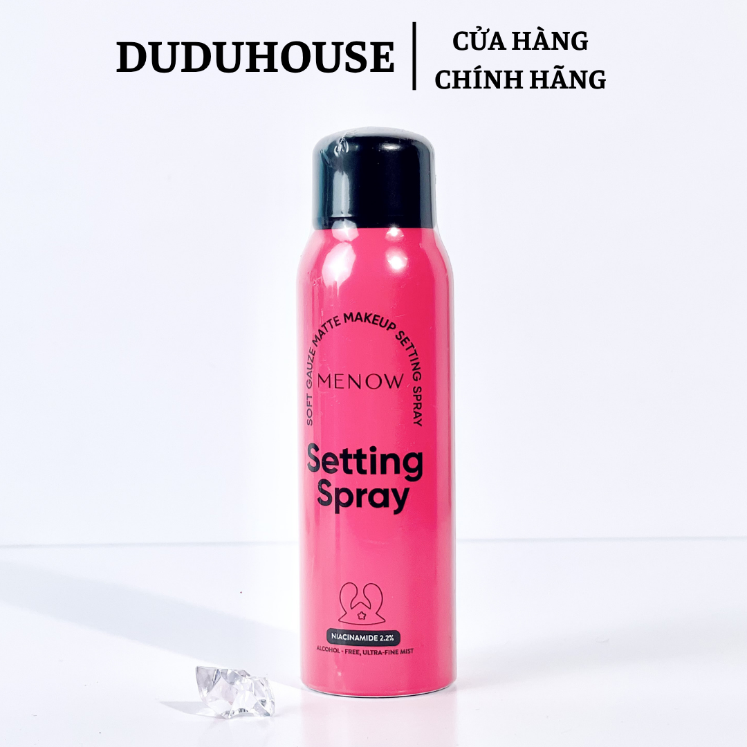 Xịt Khóa Makeup Menow Setting Spray Fullsize 100ml