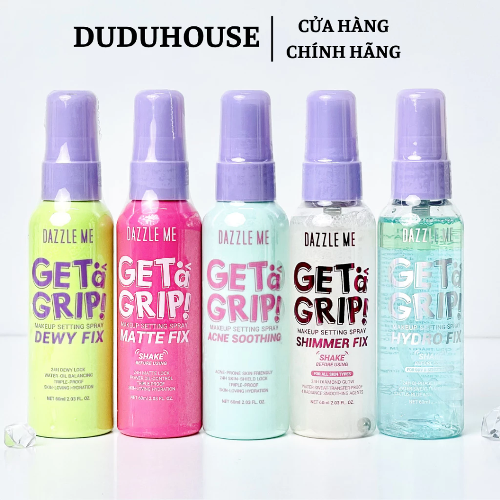 Xịt Makeup Dazzle Me Hồng ( Da Dầu ) Fullsize 60ml