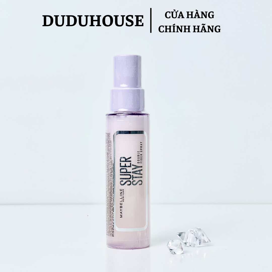 Xịt Makeup Maybelline Super Stay Double Fixer Spray Fullsize 55ml