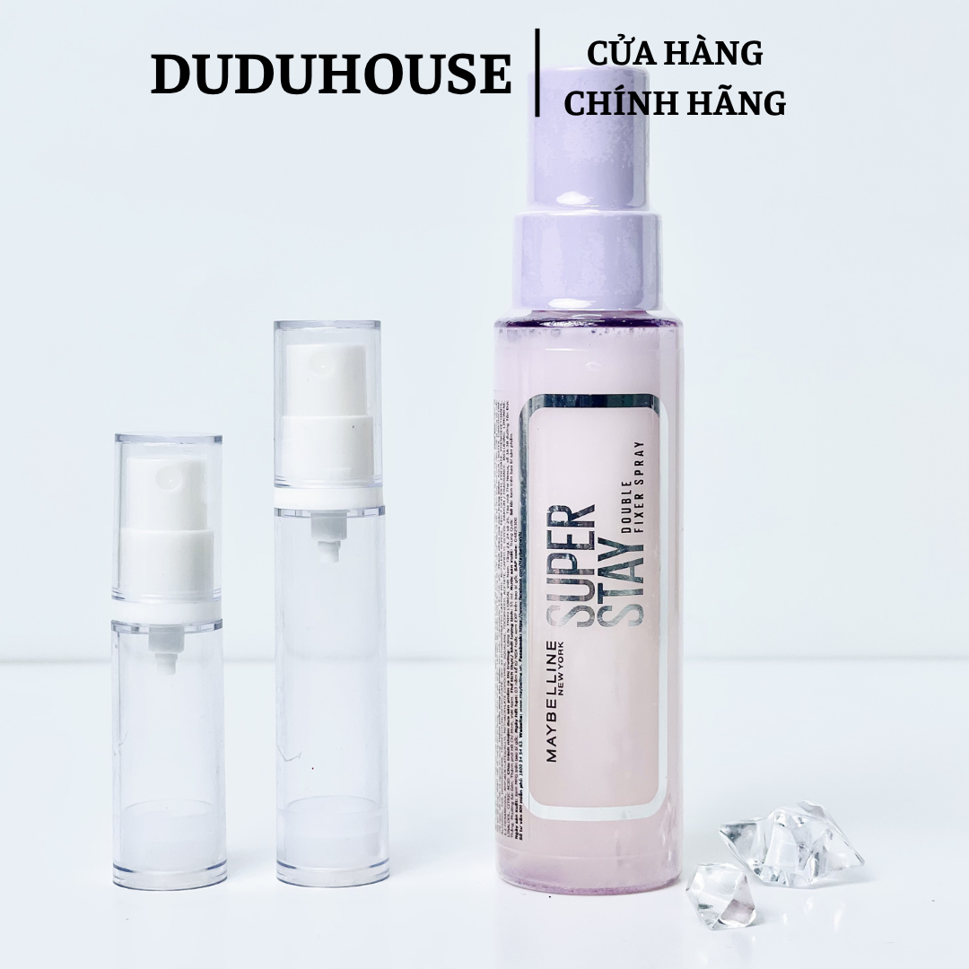 Xịt Makeup Maybelline Super Stay Double Fixer Spray Mẫu Thử 10ml