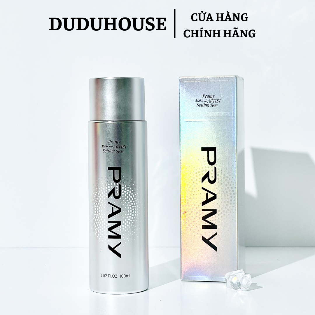 Xịt Makeup Pramy Xám Makeup Artist Fullsize 100ml