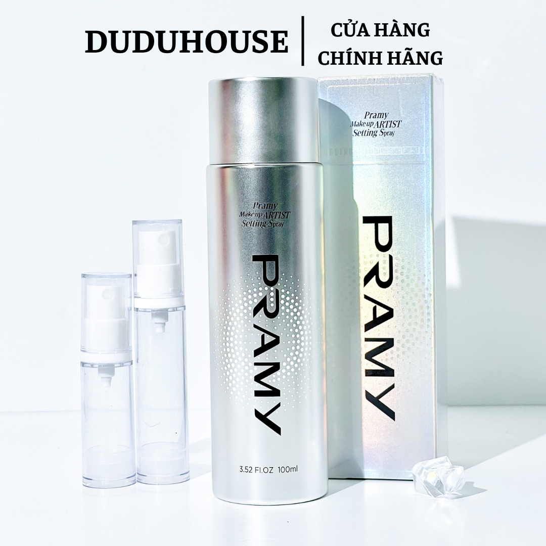 Xịt Makeup Pramy Xám Makeup Artist Mẫu Thử 10ml