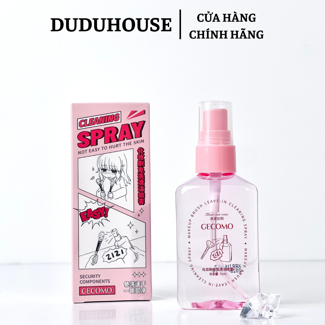 Xịt Vệ Sinh Cọ Gecomo Fullsize 75ml