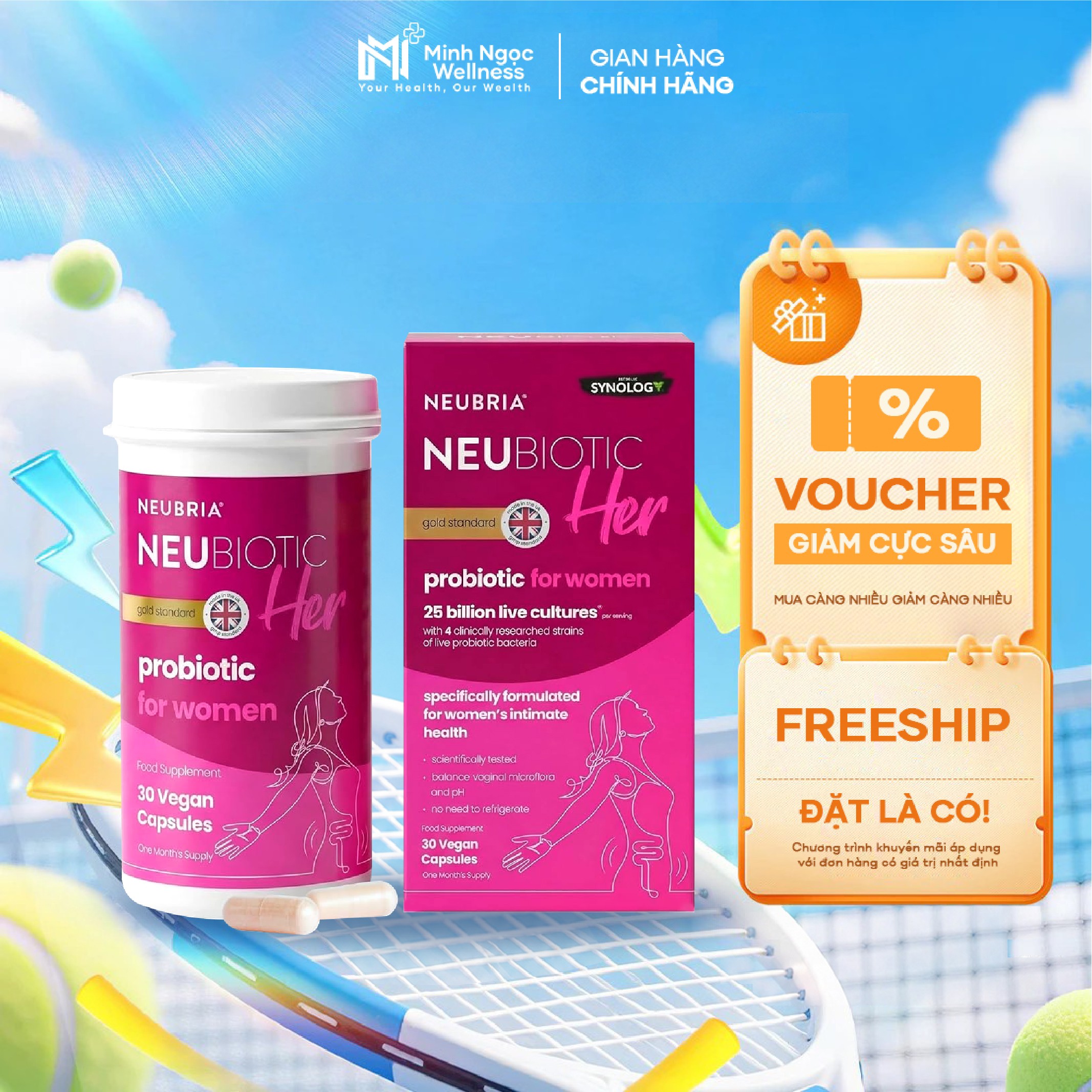 Men Vi Sinh Phụ Khoa Neubria Neubiotic Her