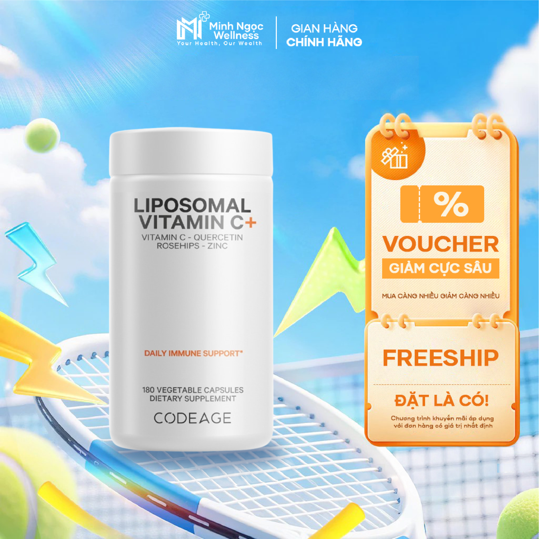 Vitamin C codeage Mỹ