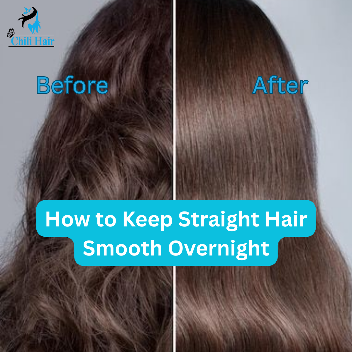 How to Keep Straight Hair Smooth Overnight