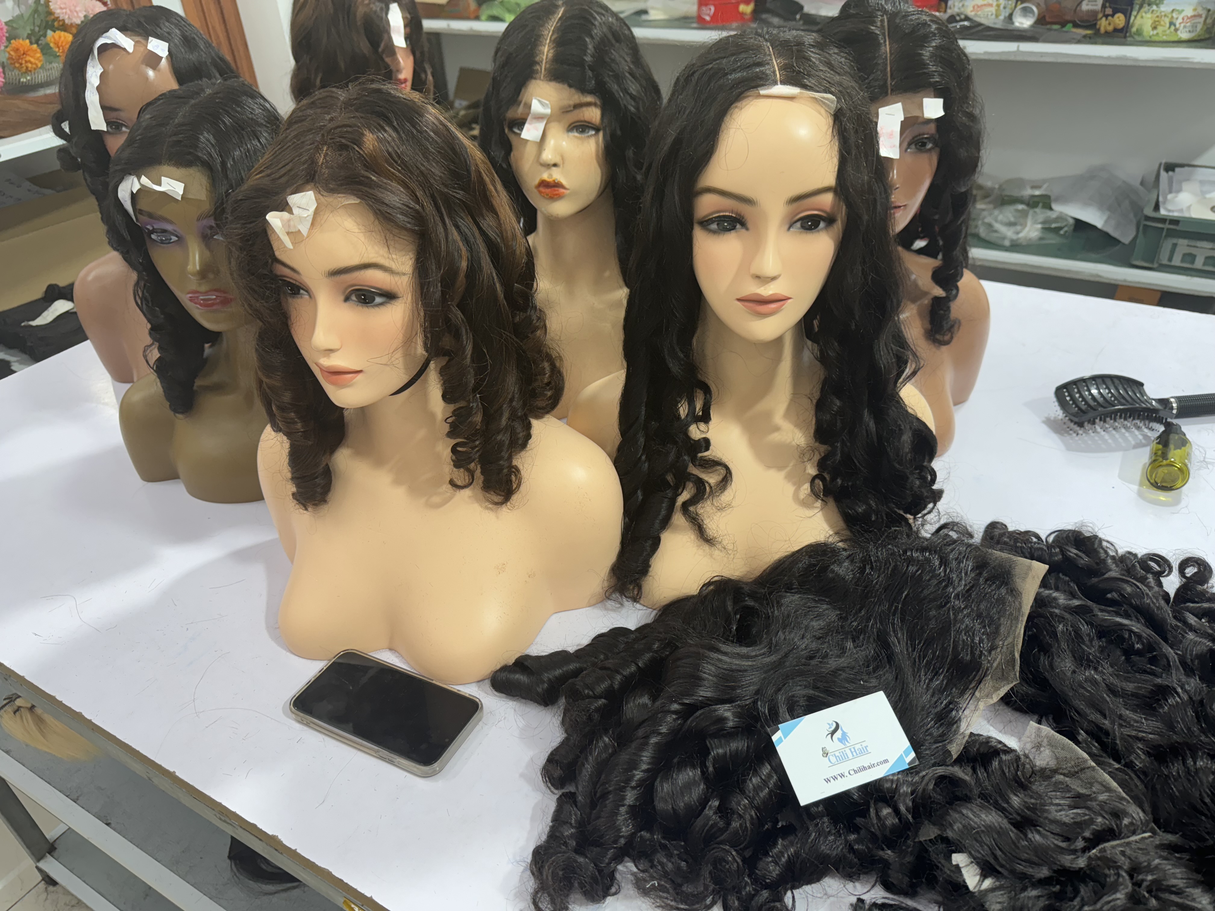 Closure Wig Wavy-Curly