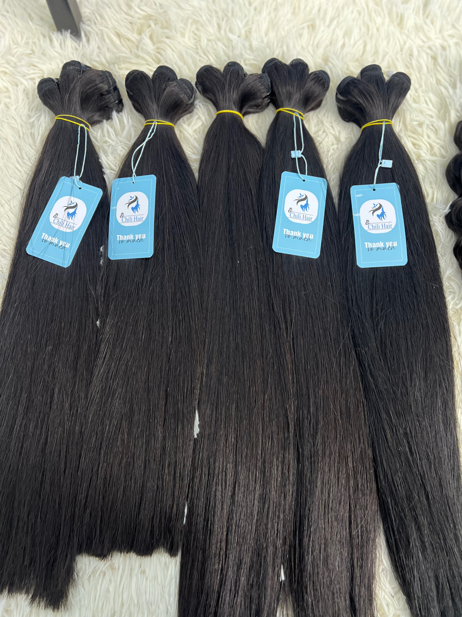 Weft Bone Straight Hair