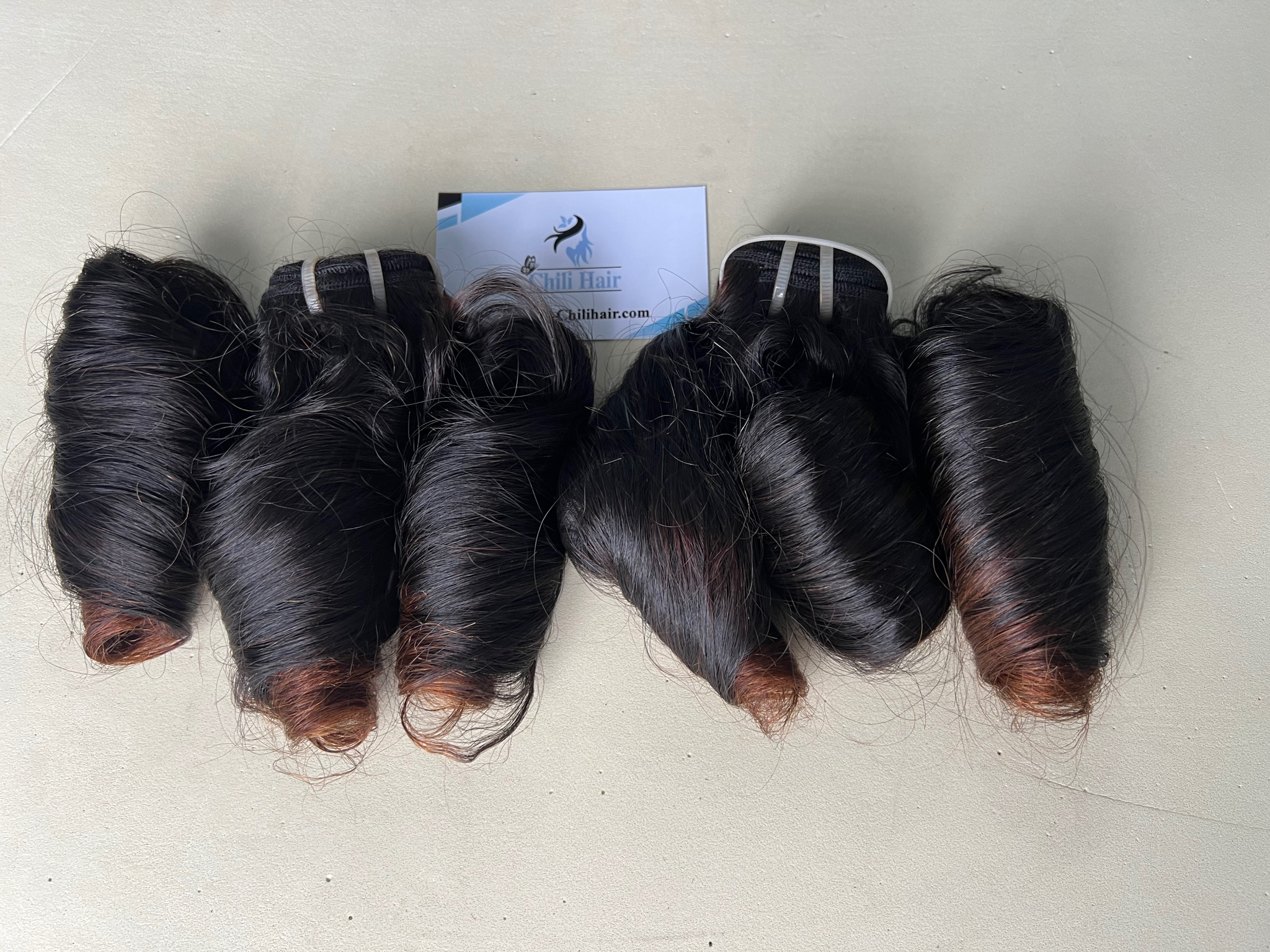 Weft Egg Curly Hair
