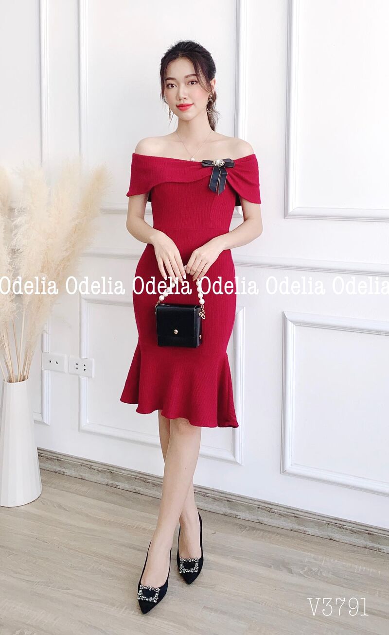 Váy liền polo nữ SSSTUTTER cotton thoáng mát polo dress