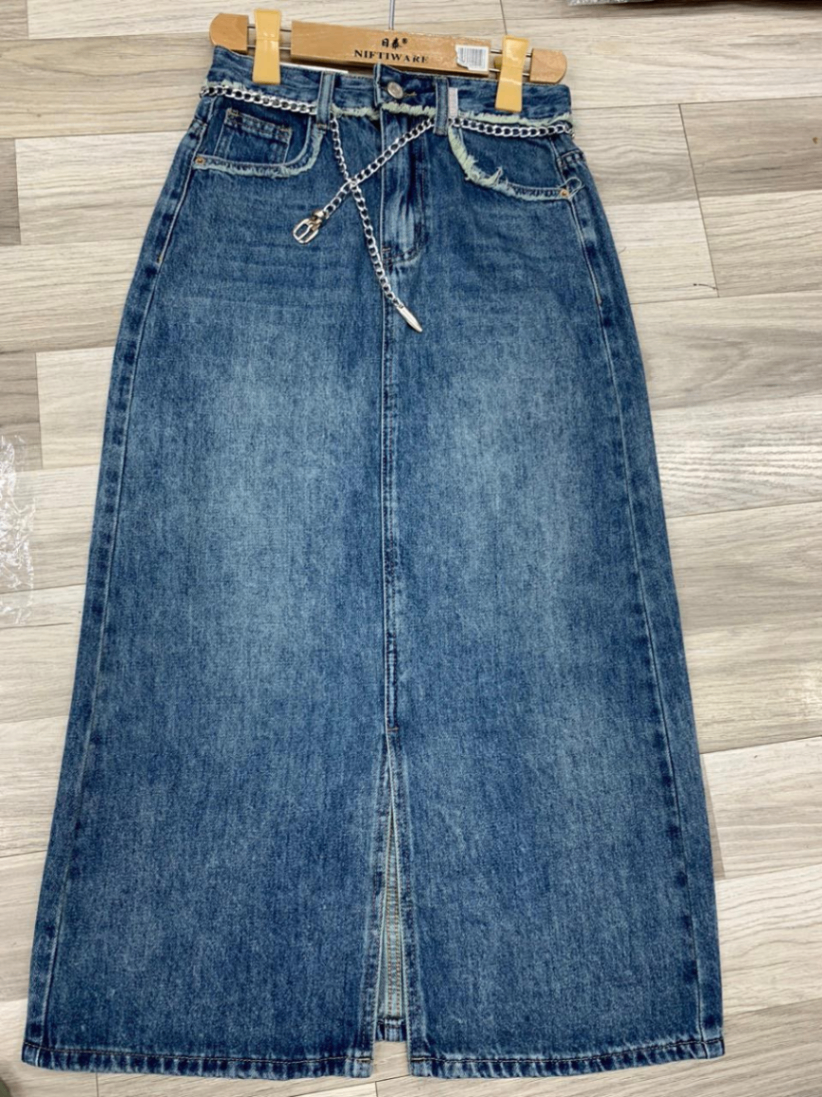 quần short jeans giả váy rách - QN602 | thoitrangxitin.com