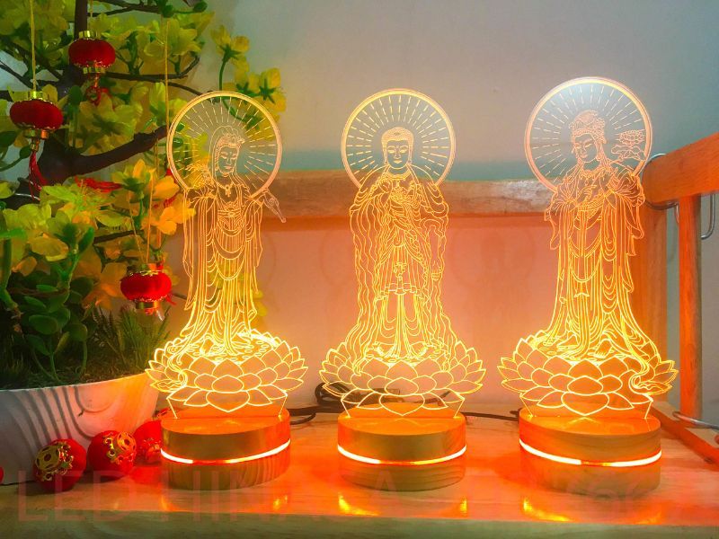Mẫu đèn 3d siêu hot được nhiều người sử dụng