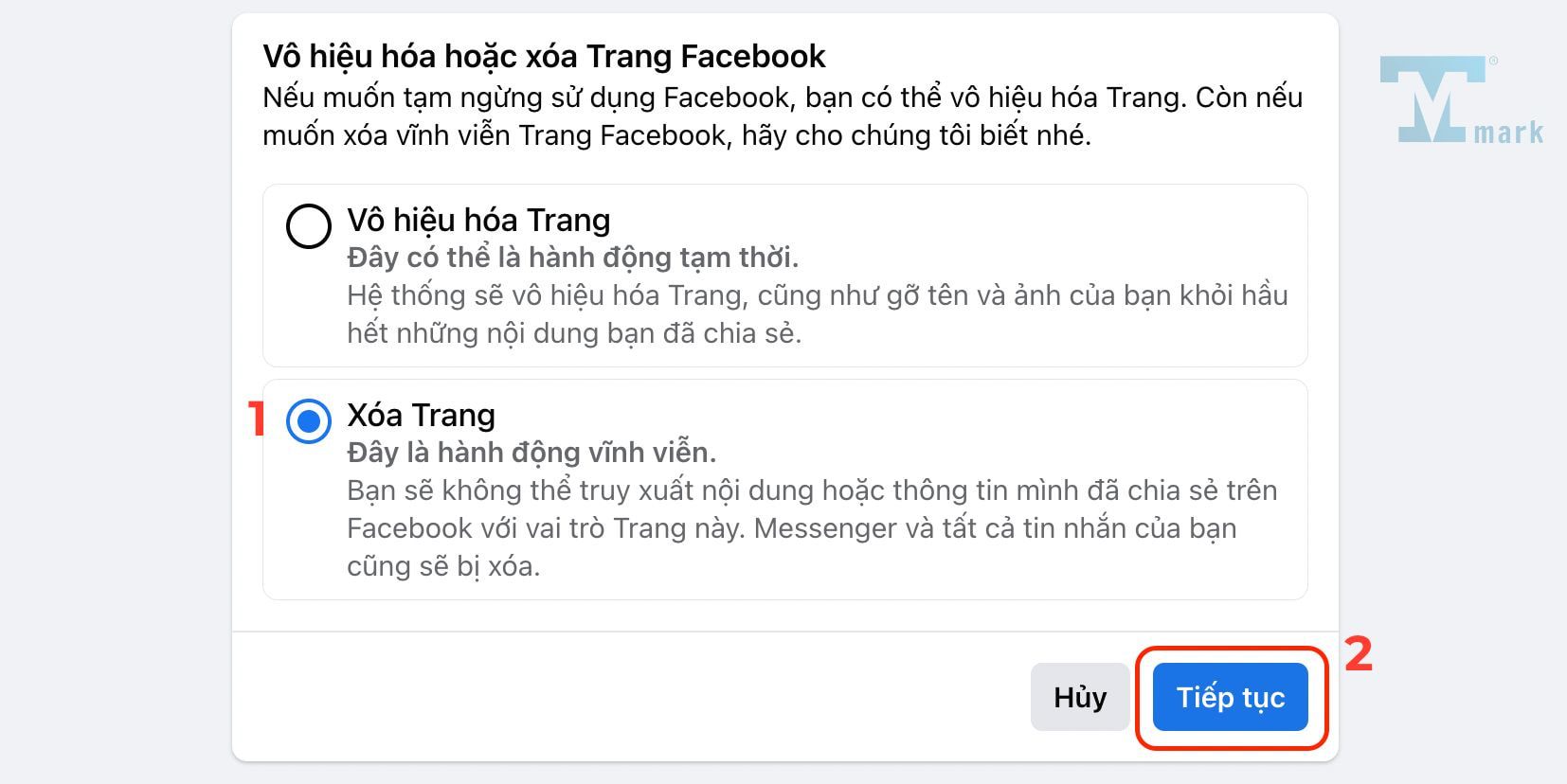 Cách xóa trang trên Facebook vĩnh viễn và những hậu quả cần biết